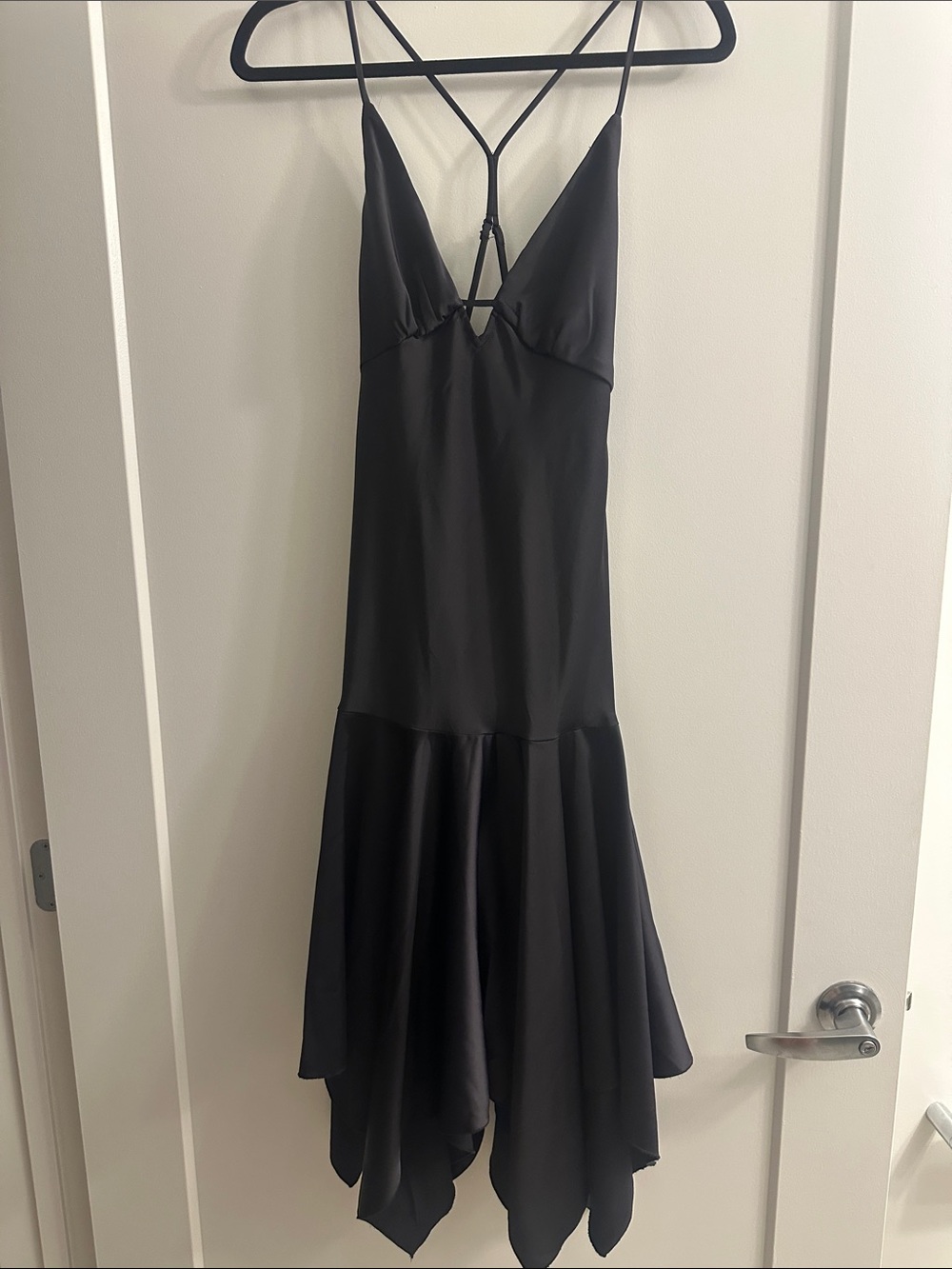 Urban Outfitters satins dress black small